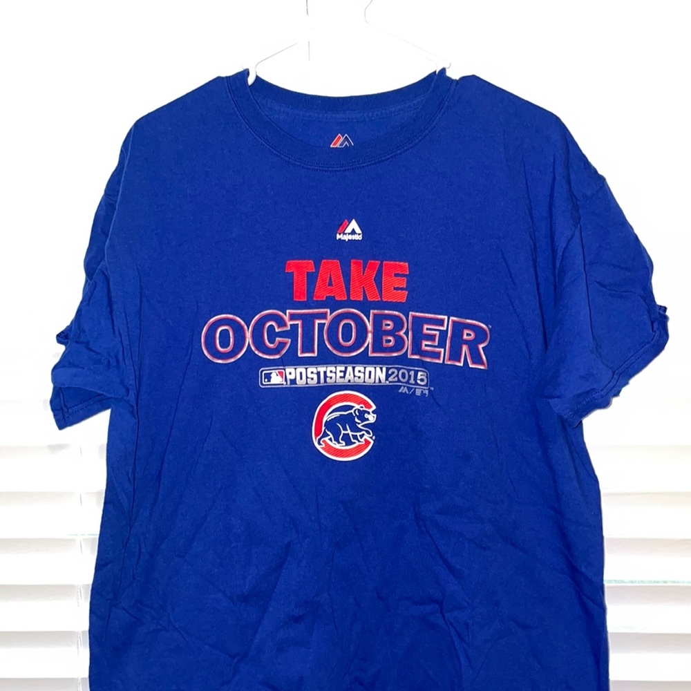 Men’s Chicago cubs large T-shirt postseason 2015